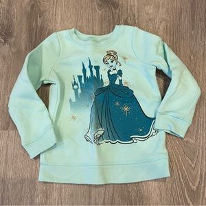 Disney Toddler Girls Cinderella Crewneck Sweatshirt 24 Months